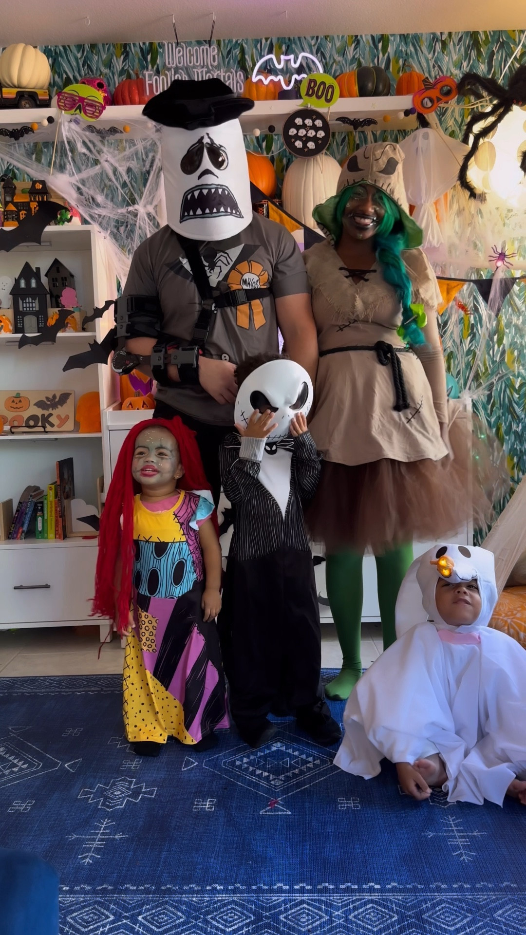 This year the kids picked out our family costumes and they picked The Nightmare Before Christmas! I think we nailed it 👻

What is your family dressing up as this year? 🦇

#lasvegasfam #halloweencostume #nightmarebeforechristmas #disneycostume #oogieboogiebash #jackskellington #halloween #familycostumes 

#LTKFamily #LTKHalloween #LTKSeasonal