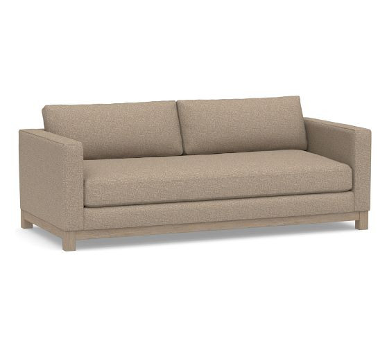 Jake Seadrift Wood Base Sofa (63"–96") | Pottery Barn (US)