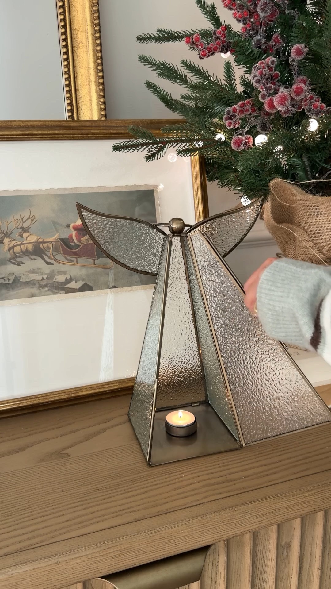 This little glass angel stopped me in my tracks. 🥹✨ The textured glass and vintage-inspired details feel so nostalgic—like a Christmas piece that’s been passed down. 🎄👼🏼

#LTKHome #LTKSeasonal