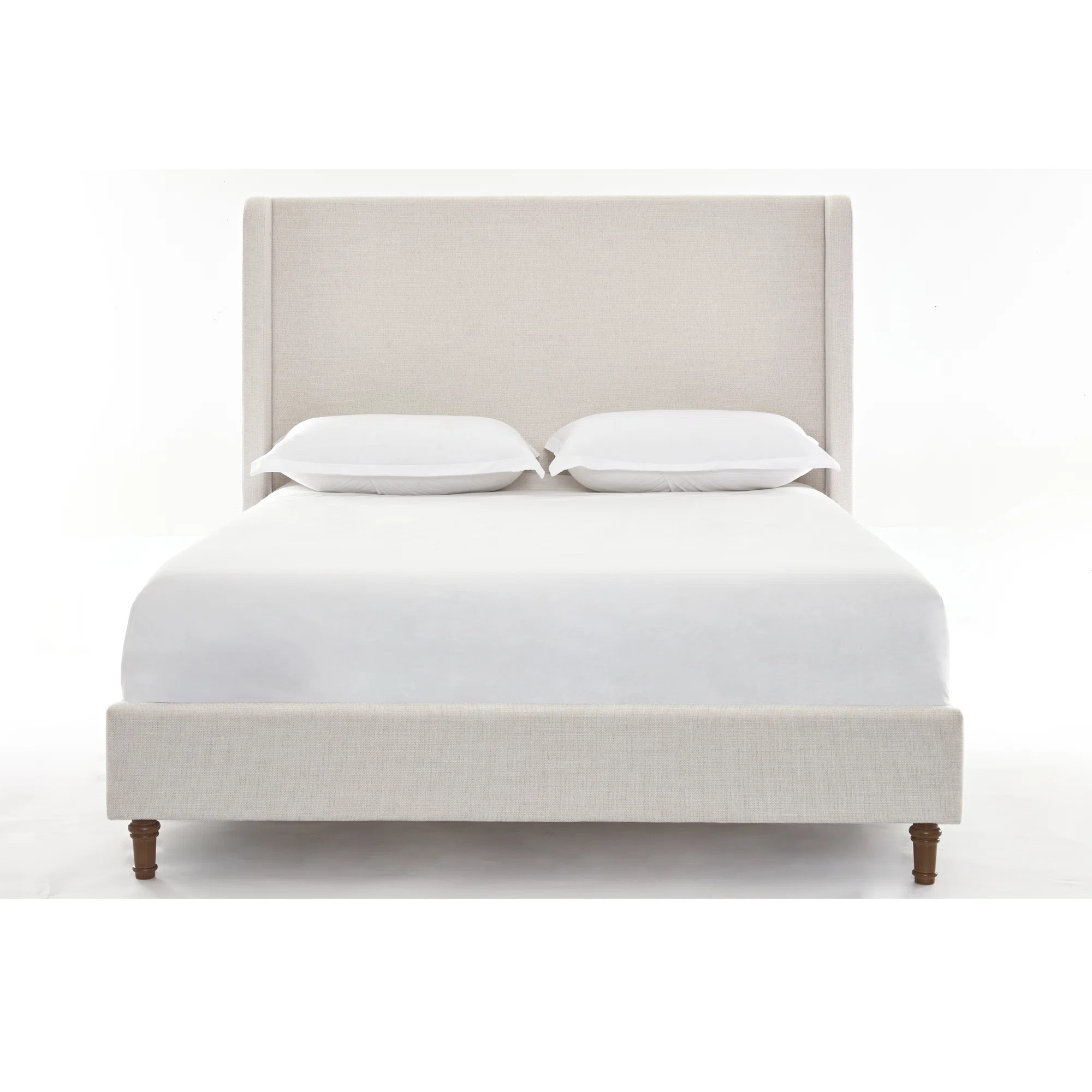 Henley Upholstered Wingback Bed, Boxspring Required | Wayfair North America