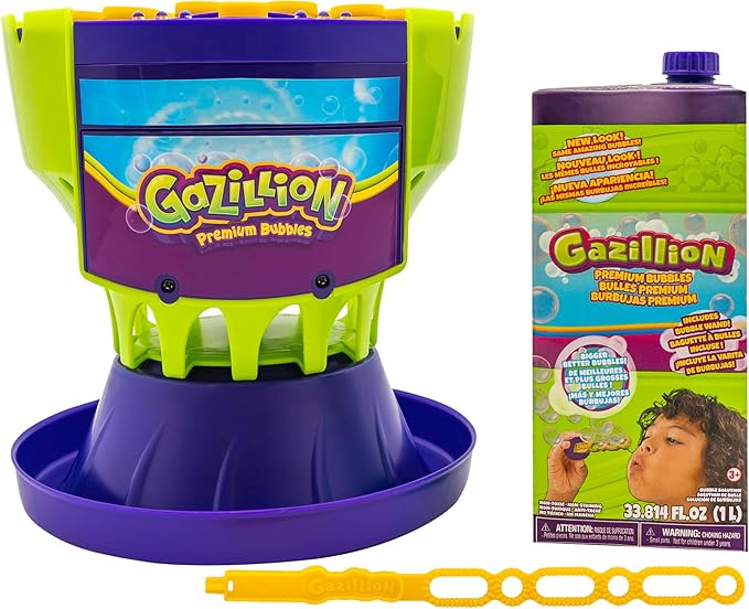 Gazillion Ultimate Bubble Craze Machine - Color Changing LED Lights - Easy-to-Use Bubble Maker - ... | Amazon (US)
