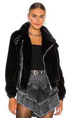 Bubish Orlando Faux Fur Jacket in Black from Revolve.com | Revolve Clothing (Global)
