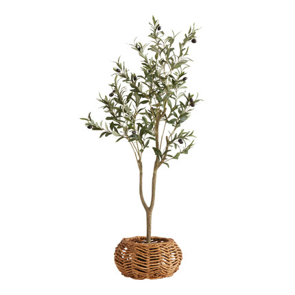 Faux Olive Tree 48 Inch
