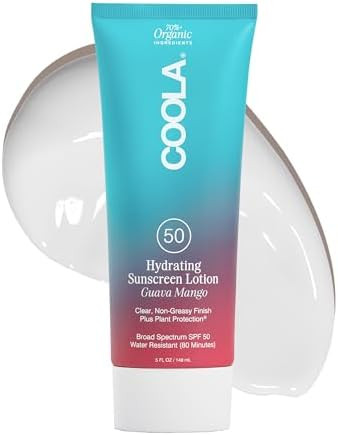 COOLA Organic Sunscreen SPF 50 Sunblock Body Lotion, Dermatologist Tested Skin Care for Daily Pro... | Amazon (US)