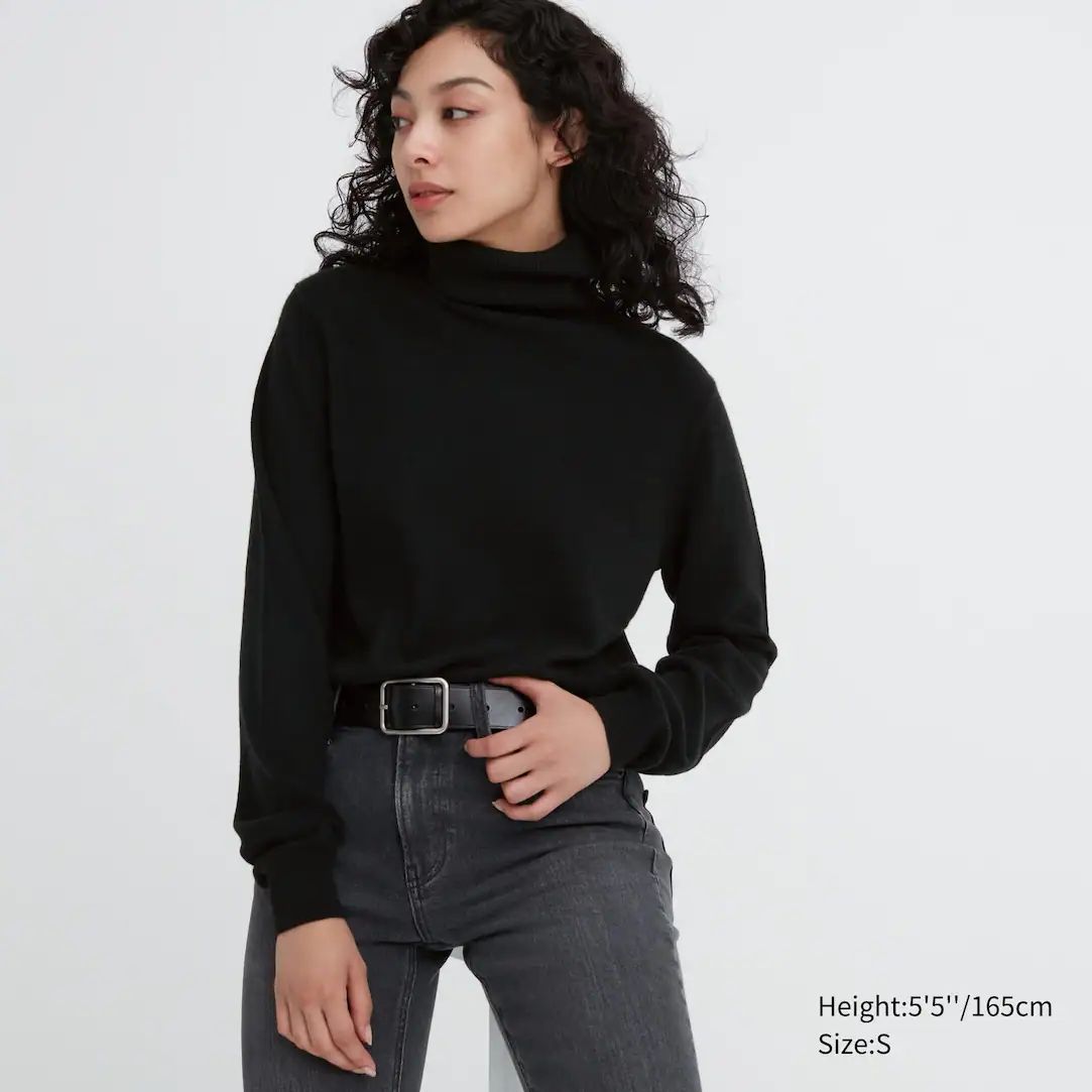 Maglione Dolcevita 100% Cashmere Collo Alto | Uniqlo IT