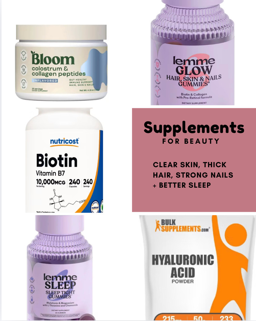 Supplements for beauty! 

 #LTKmorningroutine #LTKselfcare #LTKBeauty