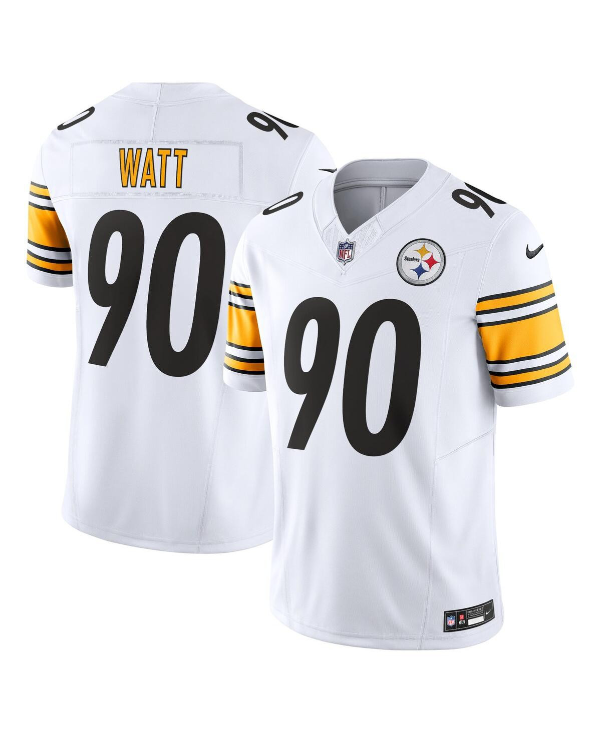 Men's Nike T.j. Watt White Pittsburgh Steelers Vapor F.u.s.e. Limited Jersey - White | Macy's