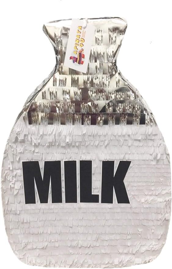 APINATA4U Milk Jug Pinata for Milk and Cookies Themed Party | Amazon (US)