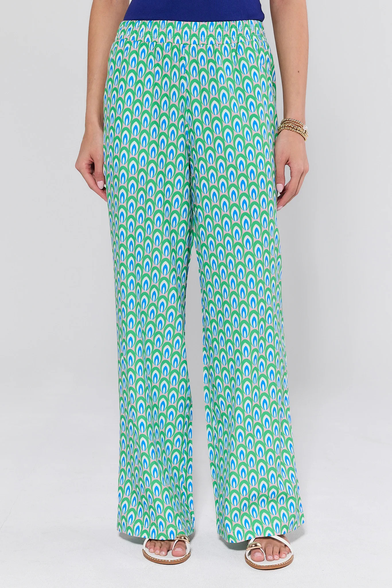 Avery Printed Wide Leg Pants | Avara