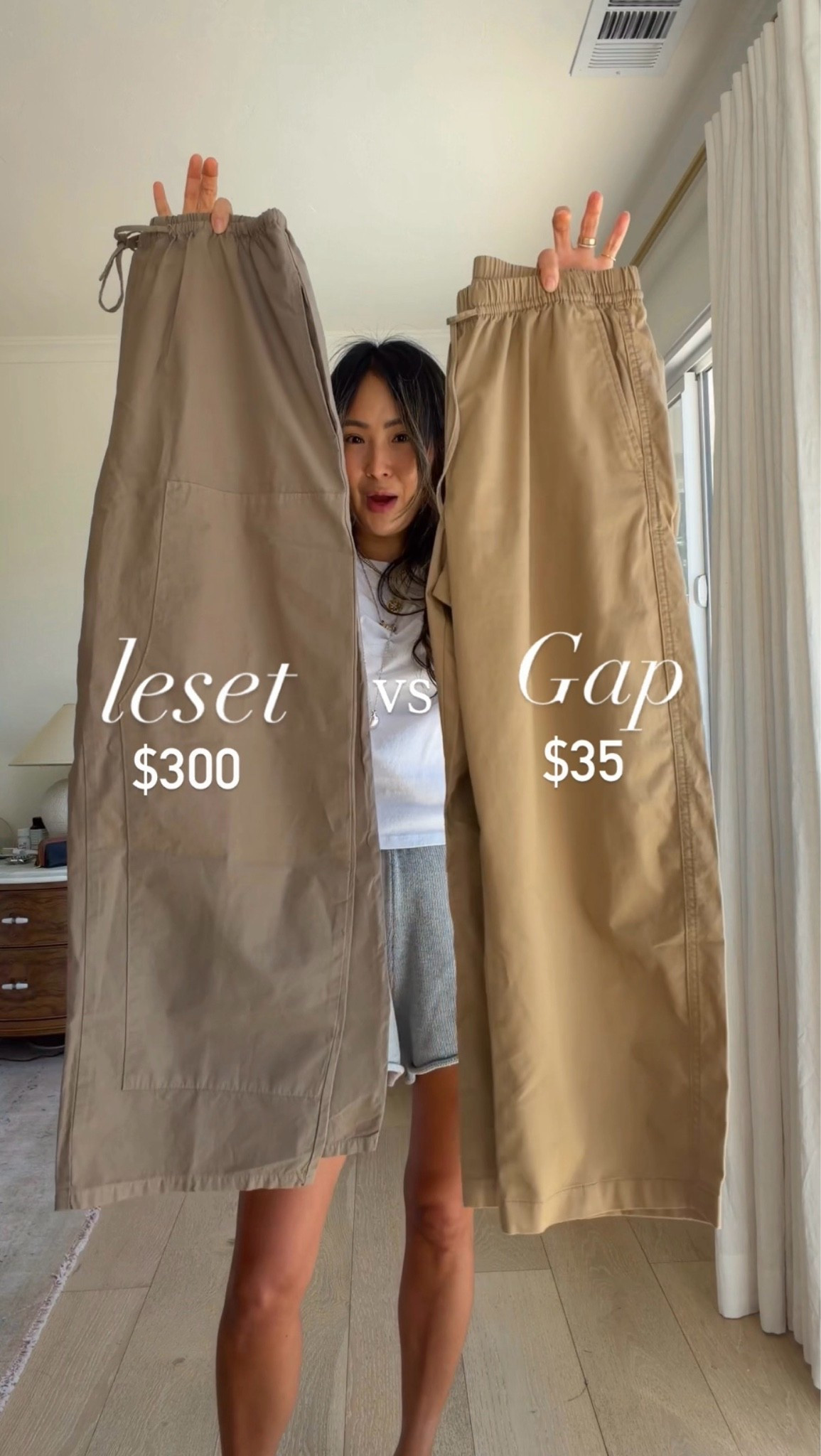 + leset size xs
+ gap size small
+ i also just got the jcrew pants in size xs petite, it’s also good!