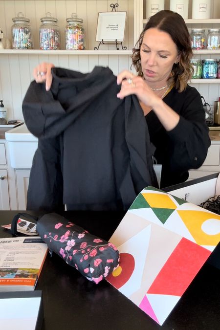 Sharing everything I got for my mom - she lived it all!  Jacket is so adorable and RUNS TTS … it’s going to be perfect styled with athletic wear and denim ❤️ Also the umbrella was a hit- sturdy and so pretty!  My mom loves that it has an automatic up and down button ☂️🌂

#LTKtravel #LTKGiftGuide #LTKover40