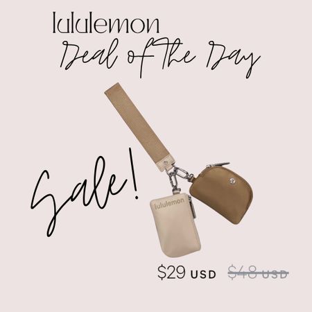 Lululemon wristlet on sale for $29! Perfect stocking stuffer 🤎

#LTKfindsunder50 #LTKGiftGuide #LTKsalealert