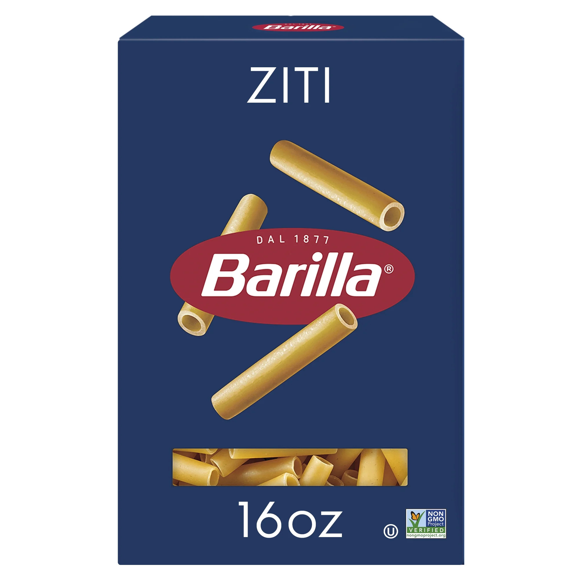 Barilla Classic Non-GMO, Kosher Certified Ziti Pasta, 16 oz | Walmart (US)