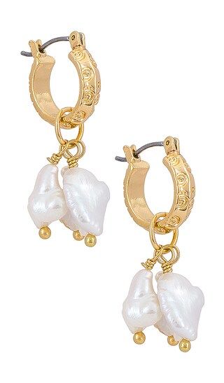 High Tide Earrings in Pearl | Revolve Clothing (Global)