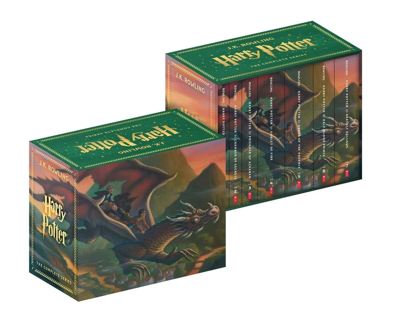 Harry Potter: Harry Potter Paperback Boxed Set: Books 1-7 (Paperback) | Walmart (US)