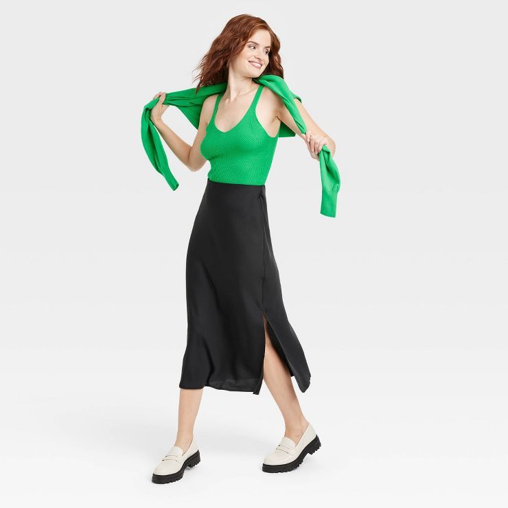 Women's Sweater Tank Top - A New Day™ Green | Target