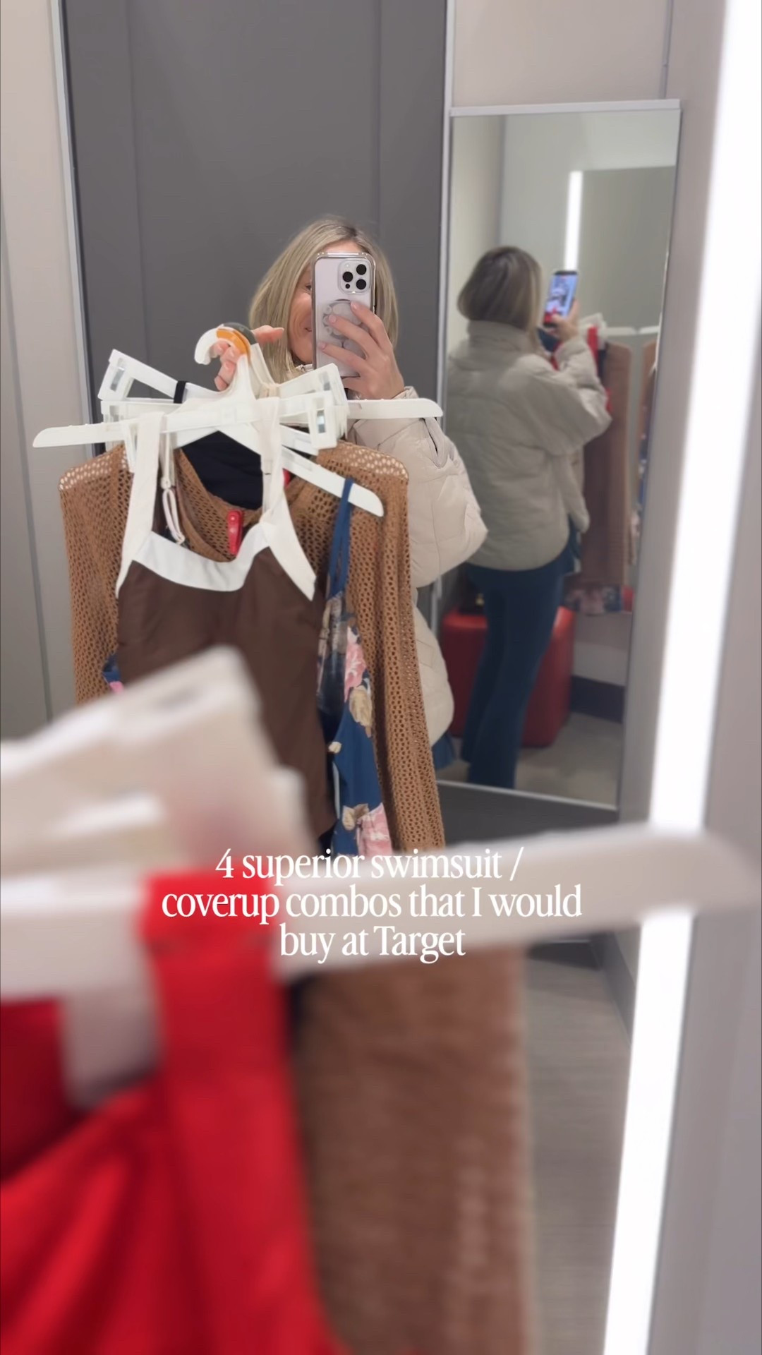 4 excellent looks for spring break getaways! True to size in all of it. I wear bra size tops / smalls. Small coverups too! 