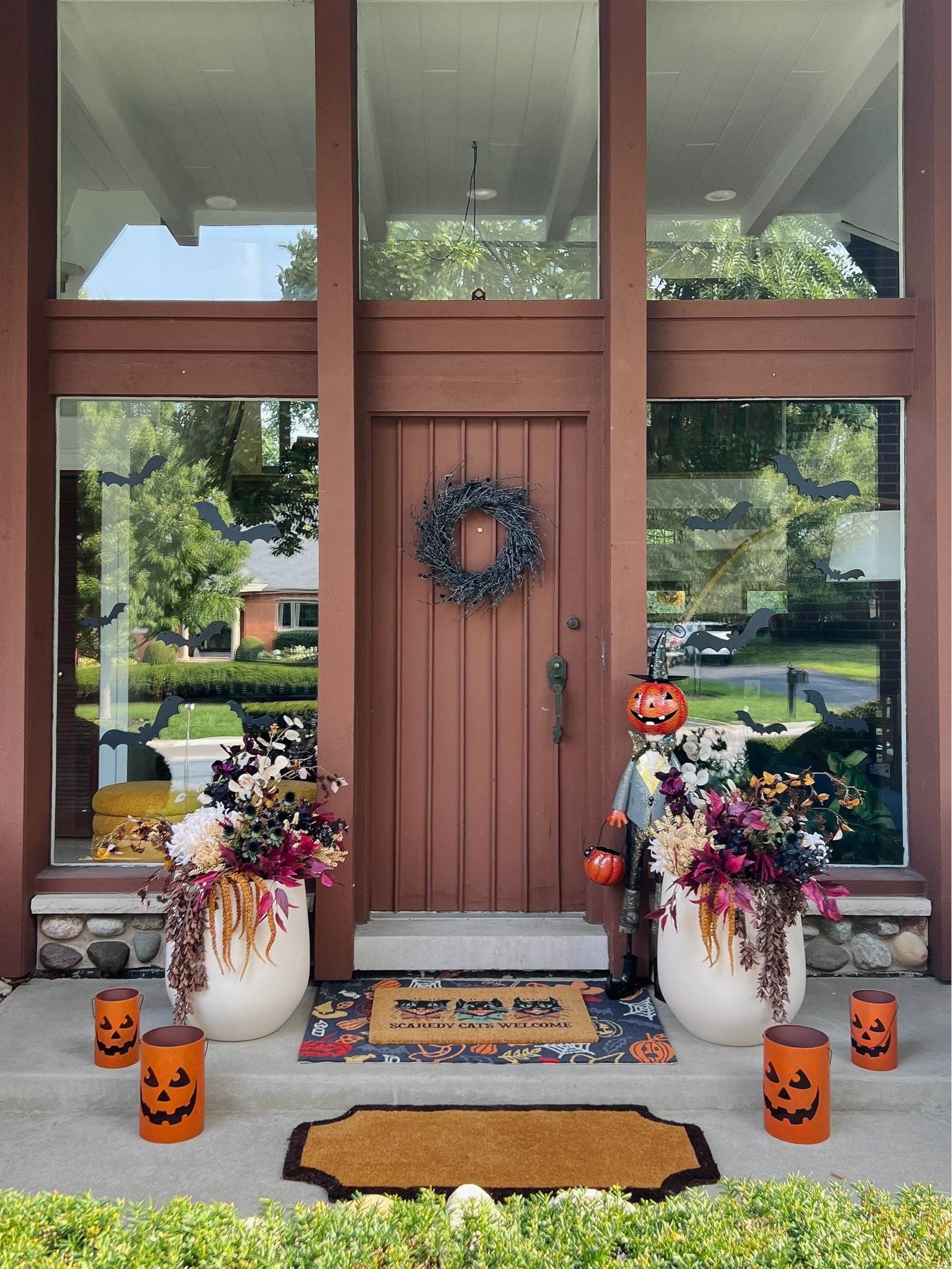 The cutest Halloween porch all from @Wayfair #wayfairpartner #wayfair