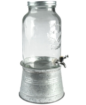 Artland Masonware Galvanized Tin and Glass Beverage Dispenser | Macys (US)
