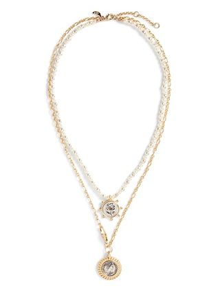 Freshwater Pearl & Coin Necklace | Banana Republic (US)