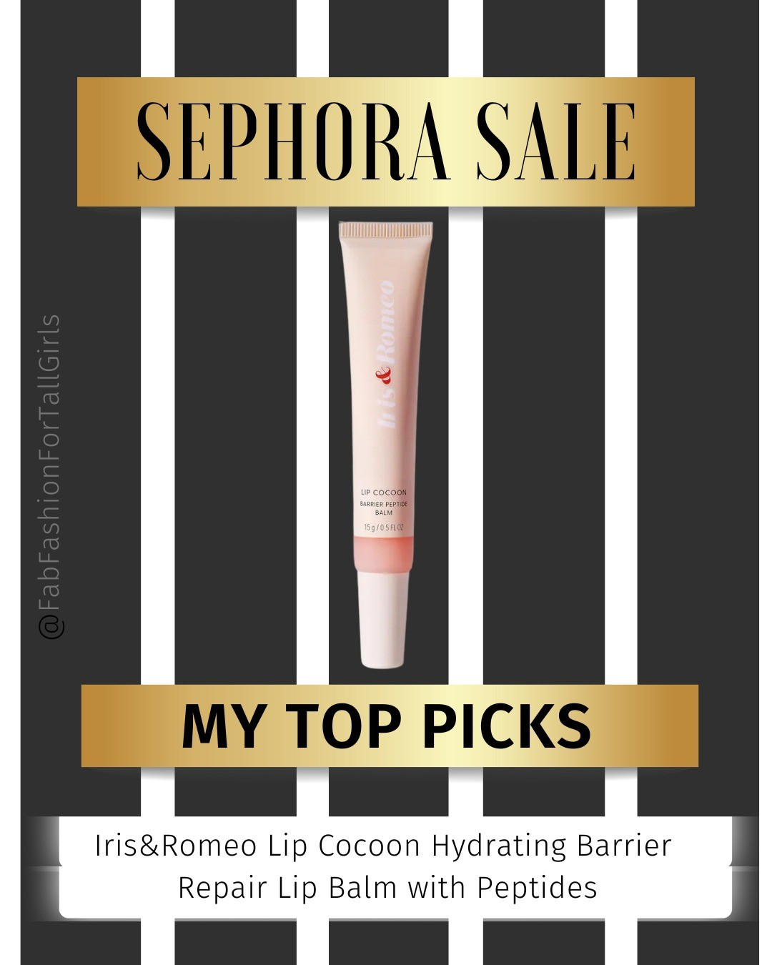 Best time to shop favs at Sephora! My next pick is somwthing that intrigued me. I care so much a out my skin, I forget about my lips! So I grabbed this SPF & peptide loaded balm from Iris&Romeo. 

#LTKGiftGuide #LTKOver40 #LTKBeauty