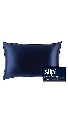 Queen/Standard Pure Silk Pillowcase In Navy
                    
                    slip | Revolve Clothing (Global)
