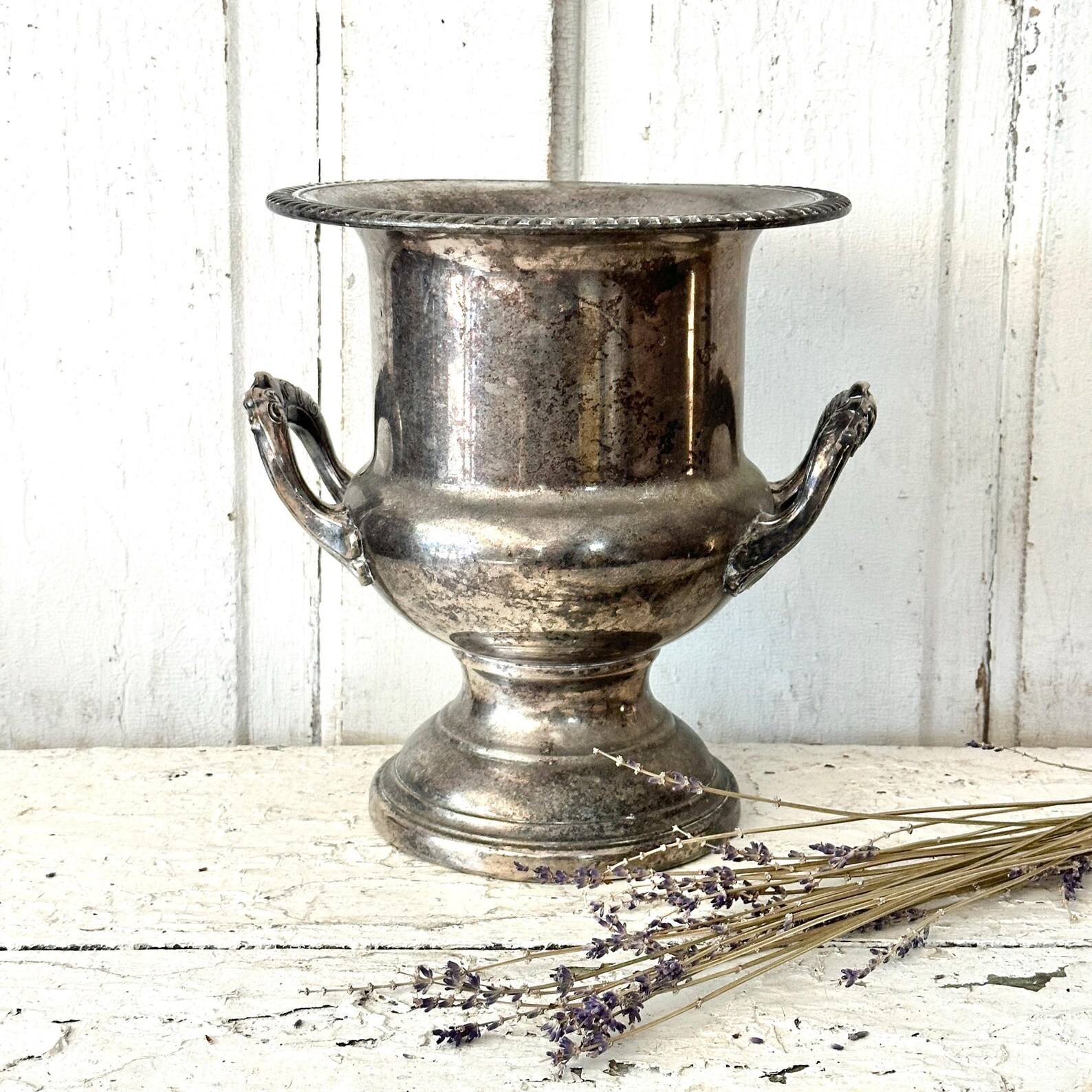 Vintage Silver Champagne Bucket Pedestal Base - Etsy | Etsy (US)