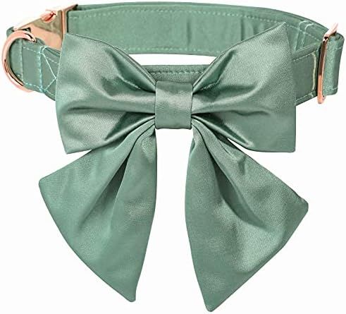 Lionet Paws Bowtie Dog Collar - Comfortable Cute Silk Dog Collar with Detachable Bow Tie Matching... | Amazon (US)