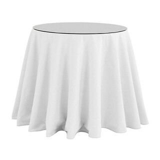 Essential Skirted Side Table with Glass Topper & Tablecloth | Ballard Designs, Inc.