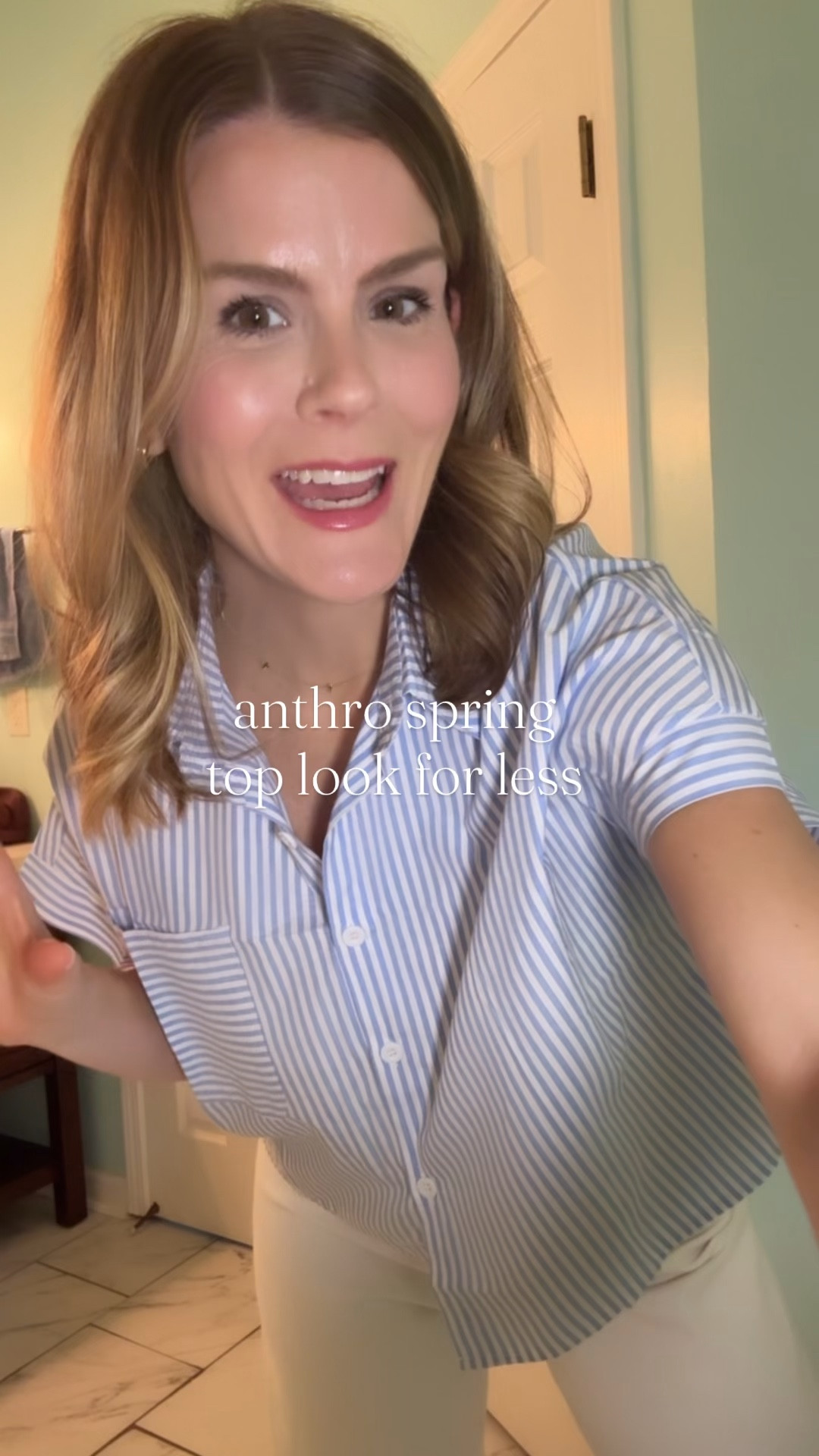 Inspired by a recent anthro top I loved, found this Amazon look for less! 