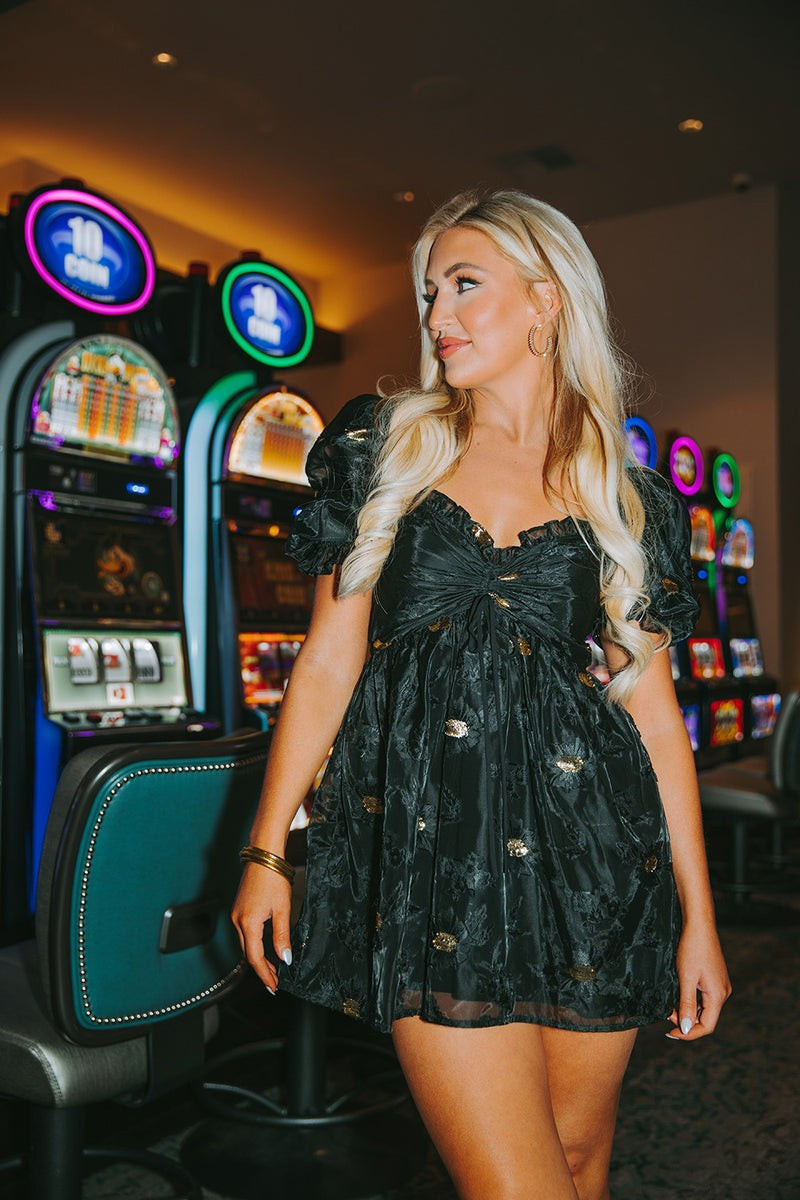 BuddyLove | Colby Puff Sleeve Mini Dress | Koi | BuddyLove
