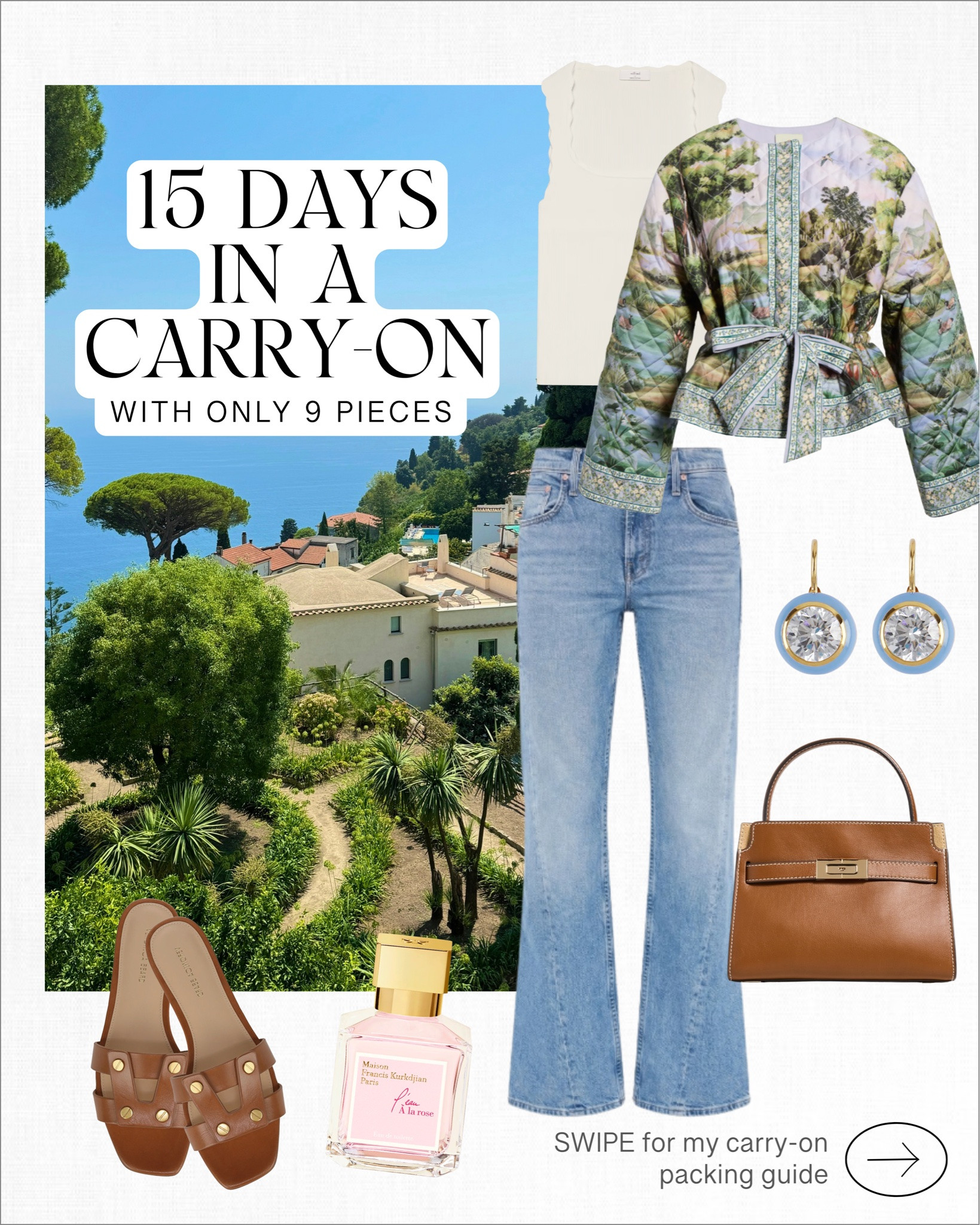 WHAT TO PACK in your carry-on! How to pack for 15 days with only 9 pieces!! ✈️

This list will change how you pack for vacation! 💕 These pieces are so versatile and can be worn several ways!

After losing my luggage on the trip I’m on, I wish I had packed a carry-like this!! Planning to try this next time - these gorgeous pieces that make the best outfits!! 

4 ways to pack like a stylist ⭐️

✔️ Use compression packing cubes to keep everything organized ✔️ Wear your bulkiest items on the plane (think sneakers + jackets) ✔️ Keep shoes to just 3–4 pairs max ✔️ Use the sudoku packing method to create multiple outfits from fewer pieces

#LTKTravel #LTKSeasonal