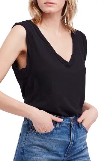 Women's Free People Cleo Tee, Size X-Small - Black | Nordstrom