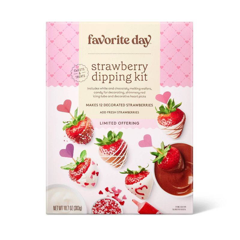 Valentine Strawberry Dipping Kit - 10oz/12ct - Favorite Day™ | Target