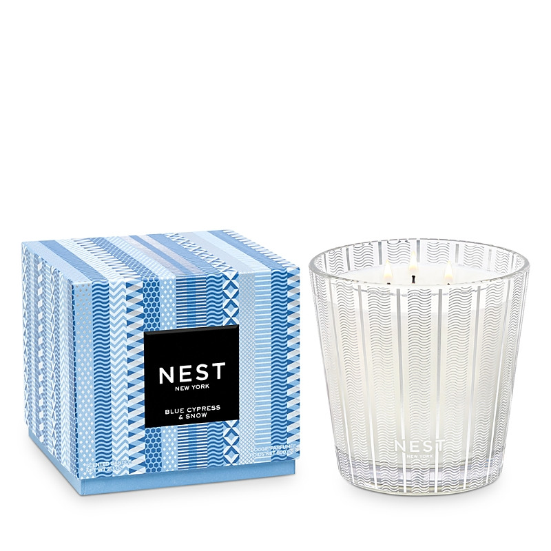 Nest New York Blue Cypress & Snow 3-Wick Candle 21.1 oz. | Bloomingdale's (US)