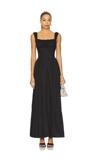Maeve Maxi Dress in Black | Revolve Clothing (Global)