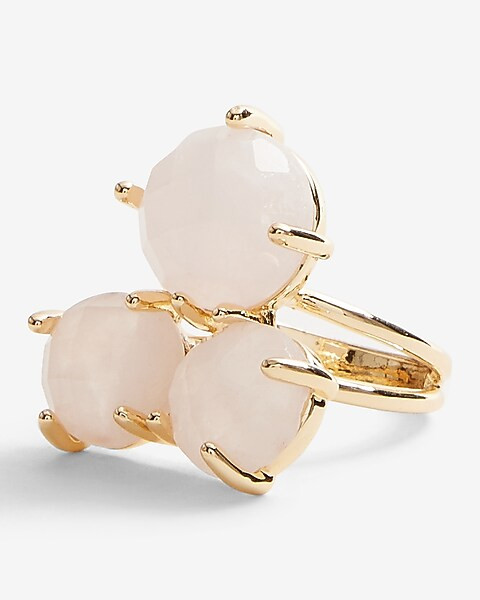 Triple Stone Embellished Ring | Express