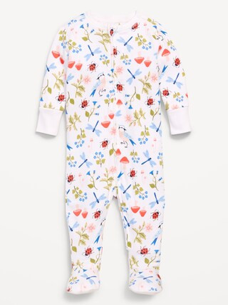 Old Navy x Lovevery Snug-Fit 2-Way-Zip Sleep & Play Footed One-Piece for Baby | Old Navy (US)