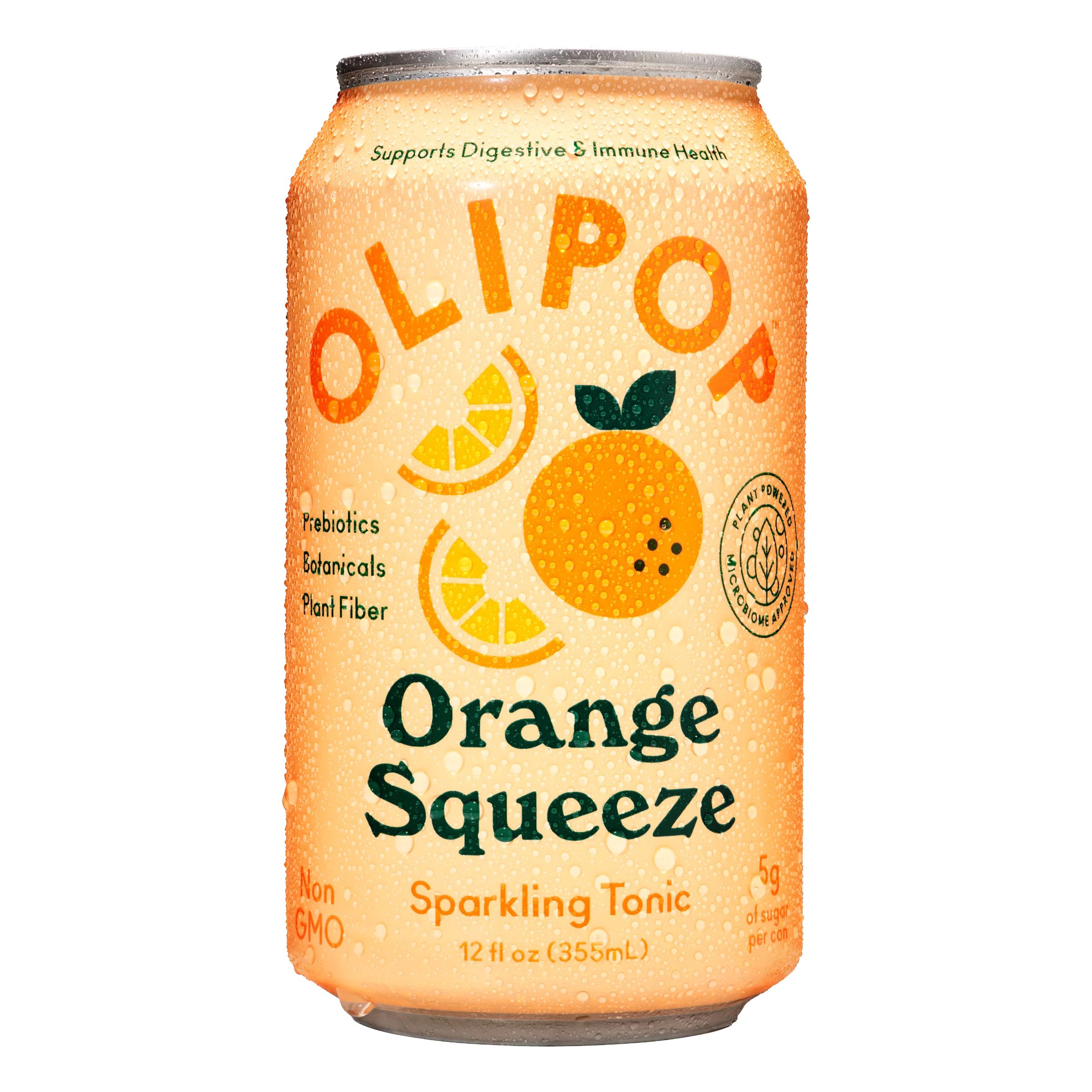 OLIPOP Orange Squeeze, A New Kind of Soda, 12 fl oz | Walmart (US)