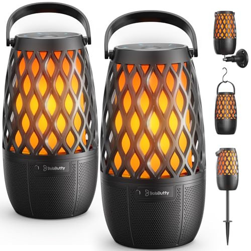 Outdoor Speakers Gifts for Men Bluetooth Speaker with Lights Multi-Sync up to 100 Speakers Auto-Pairing HD Stereo Sound Cool Stuff House Warming Gifts IPX5 Waterproof Lantern for Camp|Patio|Pool|Yard | Amazon (US)