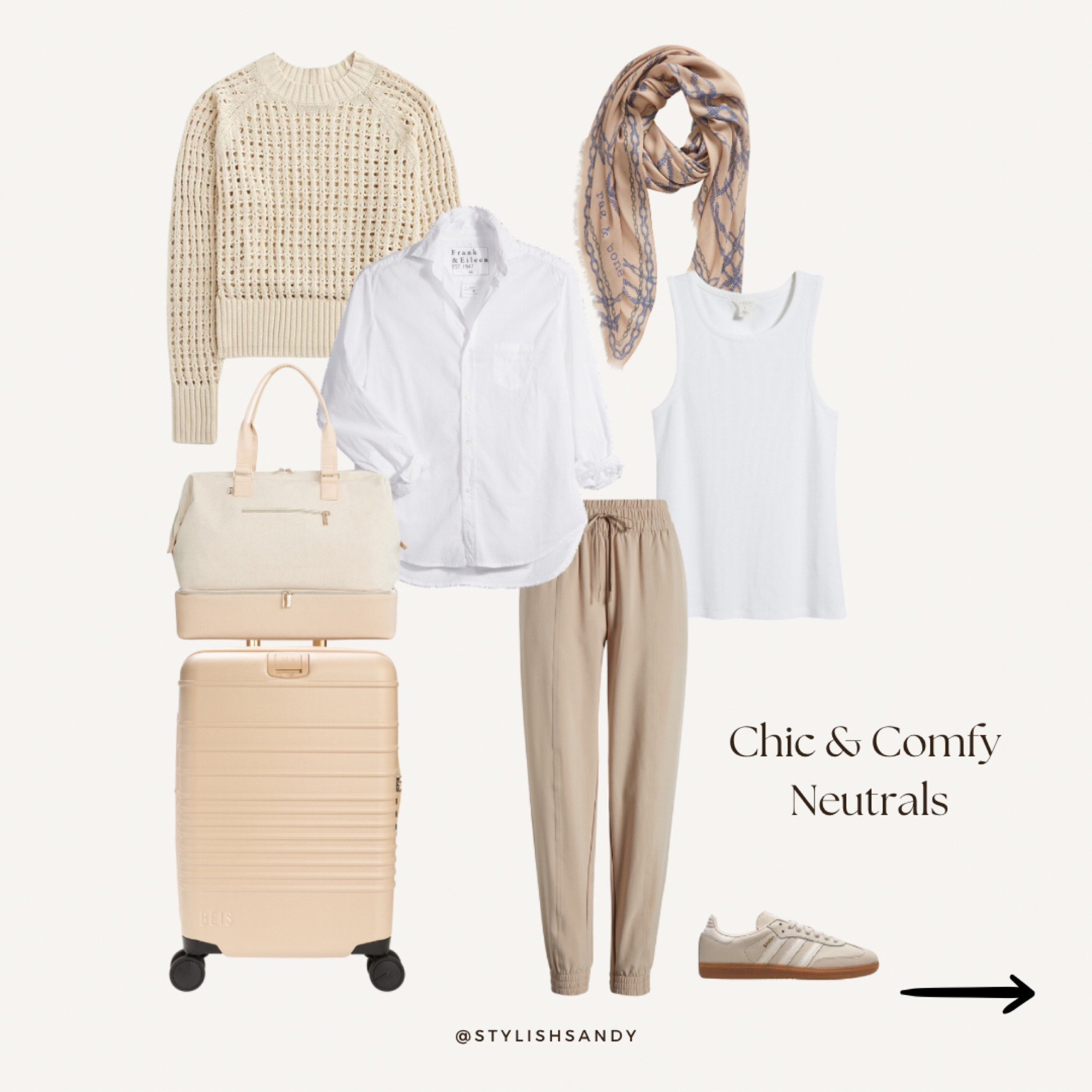 A neutral travel outfit! 

#LTKTravel #LTKFindsUnder100 #LTKOver40
