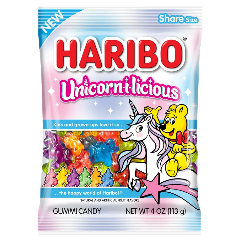 HARIBO Unicorn-i-licious Gummy Candy, 4 oz | Walmart (US)