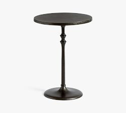 Round Metal Accent Table (18") | Pottery Barn (US)