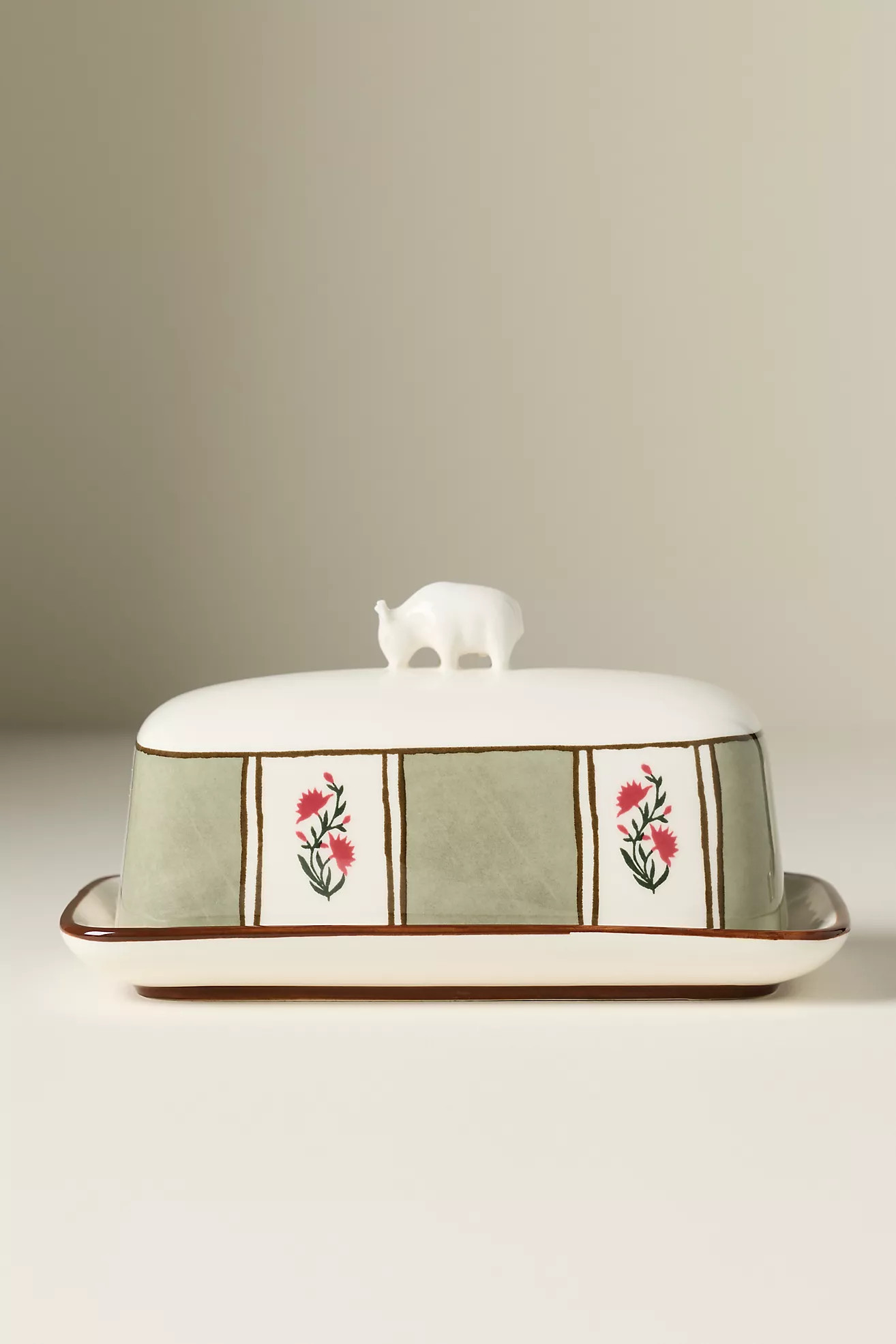 Millie Stoneware Cow Butter Dish | Anthropologie (US)