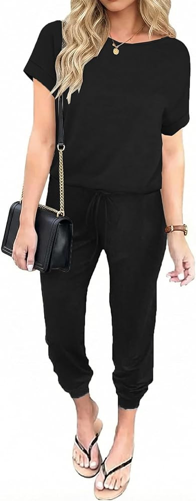 Ekouaer Jumpsuits for Women Dressy Summer Romper Casual Spring Vacation Outfits 2026 One Piece Tr... | Amazon (US)