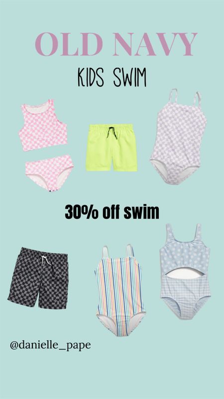 Old Navy has so CUTE swimsuits right now! Even better they are on sale perfect time to grab them for Easter baskets or Spring Break! 

30% off 

#LTKFind #LTKsalealert #LTKSale