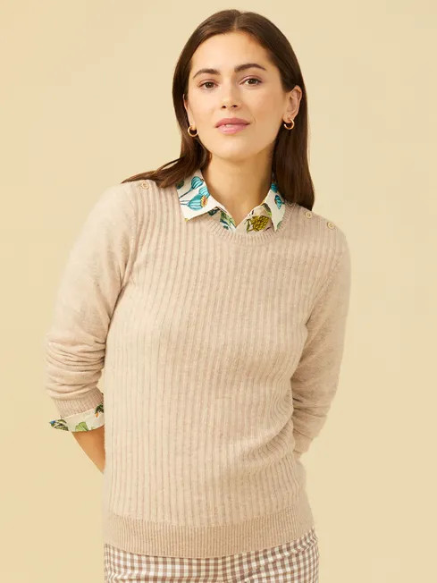 Seaspray Cashmere Sweater | J.McLaughlin