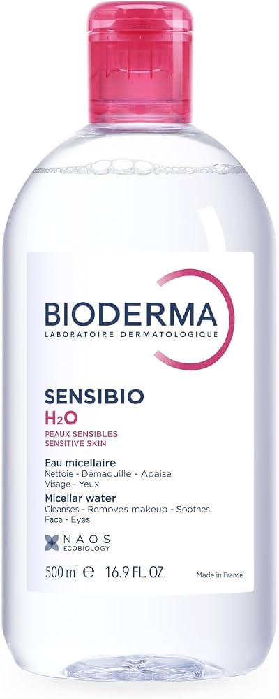 Bioderma - Sensibio - H2O Micellar Water - Makeup Remover Cleanser - Face Cleanser for Sensitive ... | Amazon (US)