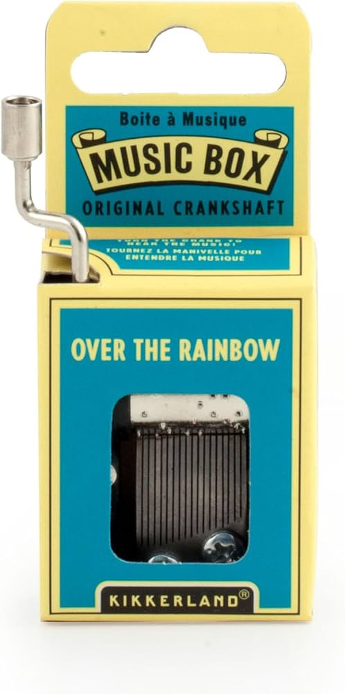 Kikkerland Over the Rainbow Crank Music Box | Amazon (US)