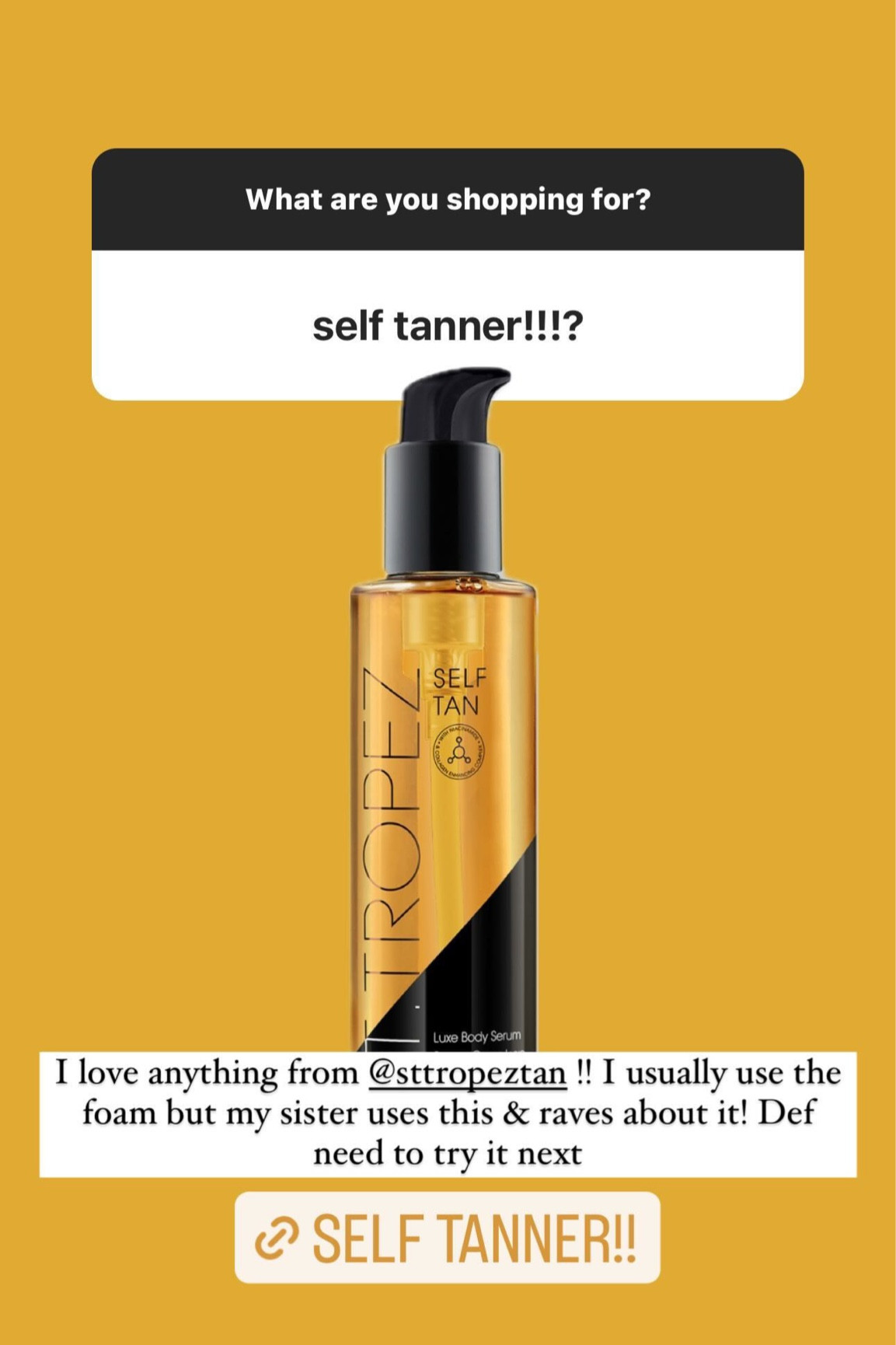 My favorite self tanner!! Perfect for everyday tans

#LTKfindsunder50 #LTKbeauty #LTKswim